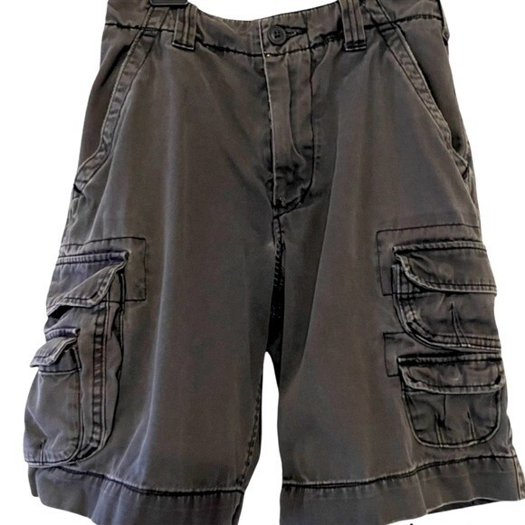 Abercrombie & Fitch Boy’s Adjustable Waist Cargo Shorts - Picture 1 of 6